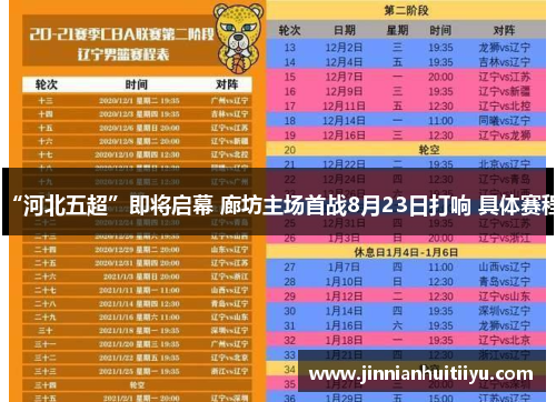 “河北五超”即将启幕 廊坊主场首战8月23日打响 具体赛程